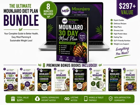 Le pack complet de plans de repas compatibles avec Mounjaro