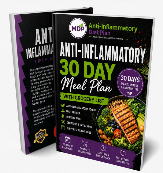 Lot de livres de recettes de régime anti-inflammatoire 2026